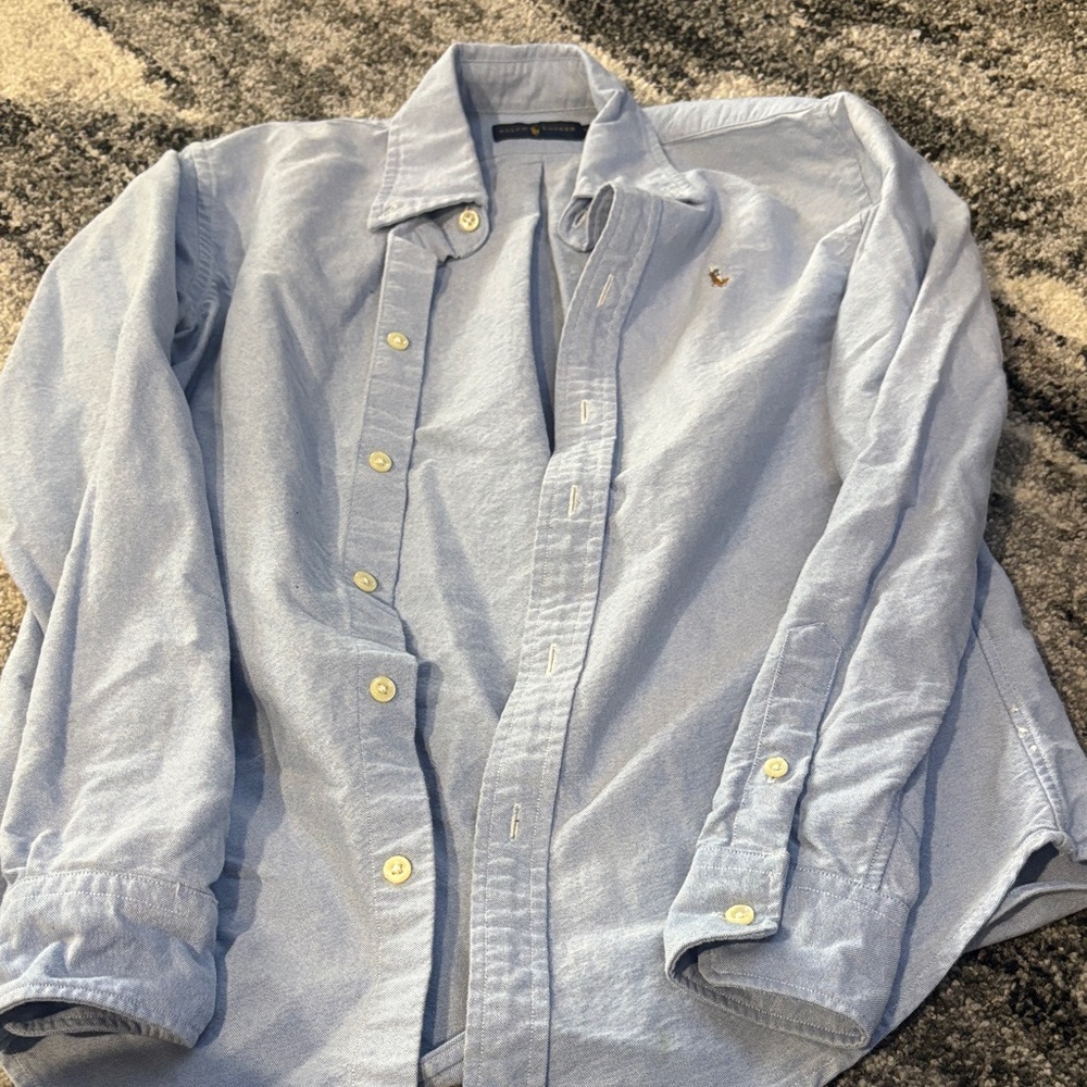 Ralph Lauren Light Blue Casual Button Down Shirt